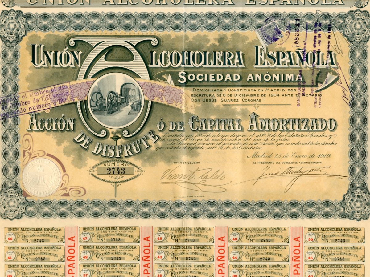Unión Alcoholera Española Sociedad&nbsp;Anónima